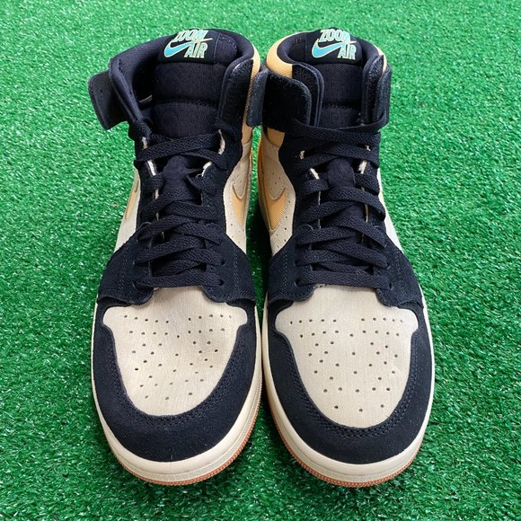 Nike Air Jordan 1 Zoom CMFT Mens Sportswear Shoes Tan DV1307-100 VNDS Size 9